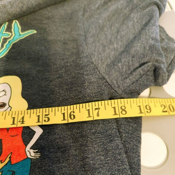 Rick And Morty Graphic T-Shirt Adult M Swim Ripple Junction Dark Heather Gray - Picture 5 of 6